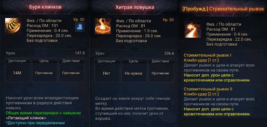 Astellia: Класс Убийца специализация Мститель