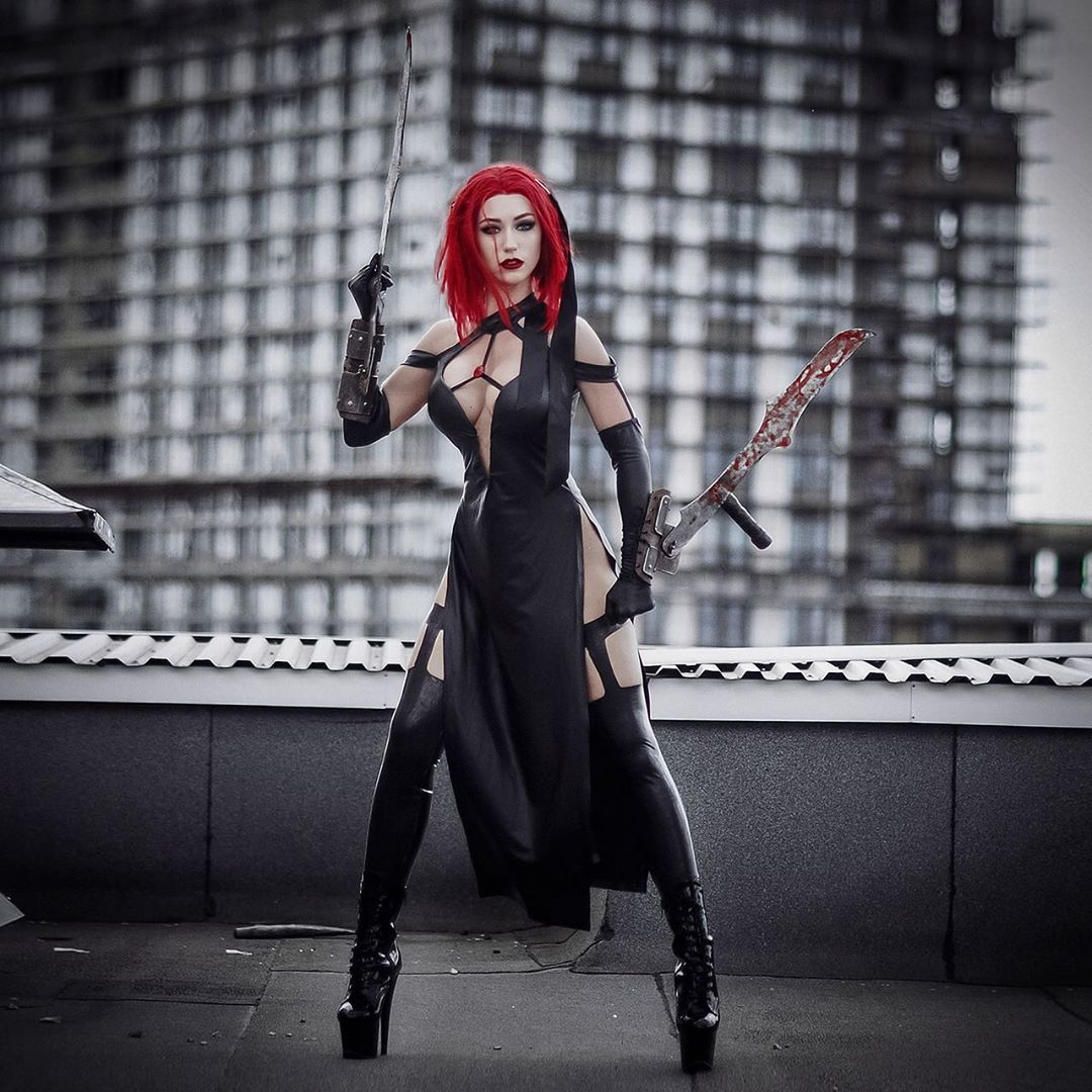 Косплей на Рейн из игры BloodRayne 2