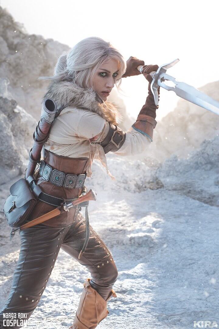 Narga "Наташа Кочеткова" в образе Цири - The Witcher 3: Wild Hunt.