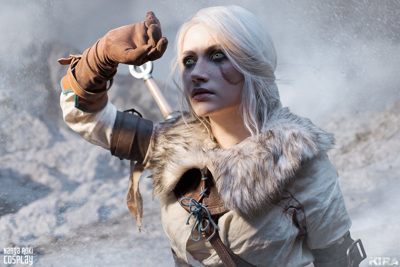 Narga "Наташа Кочеткова" в образе Цири - The Witcher 3: Wild Hunt.