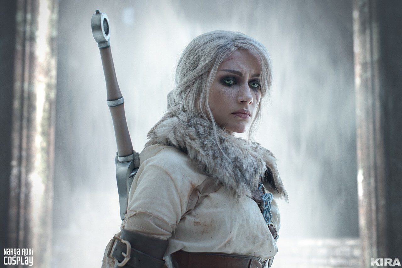 Narga "Наташа Кочеткова" в образе Цири - The Witcher 3: Wild Hunt.