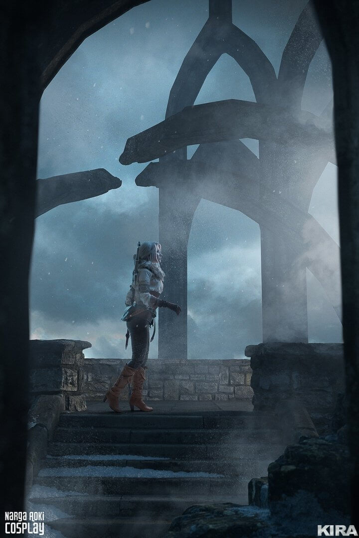 Narga "Наташа Кочеткова" в образе Цири - The Witcher 3: Wild Hunt.