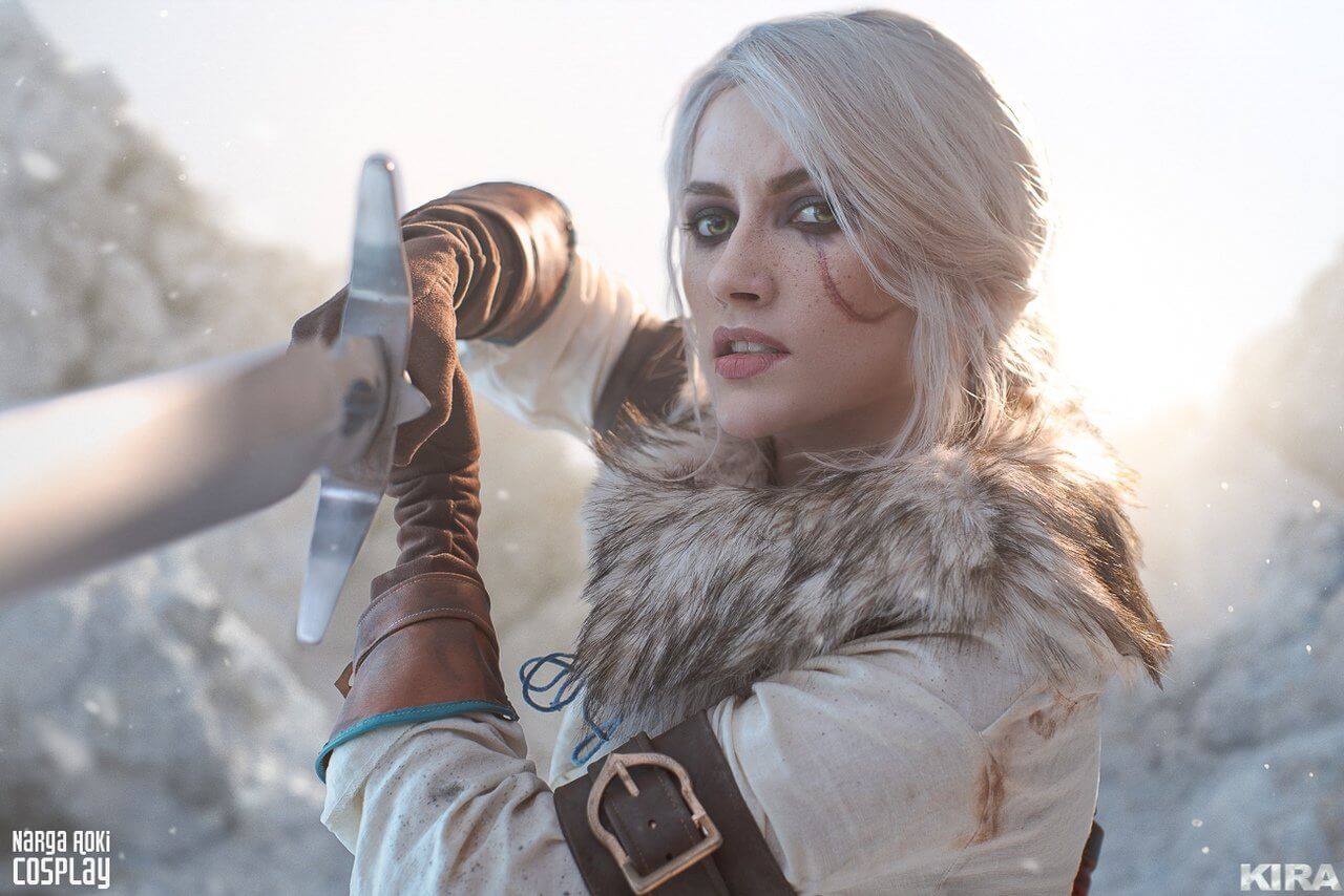 Narga "Наташа Кочеткова" в образе Цири - The Witcher 3: Wild Hunt.