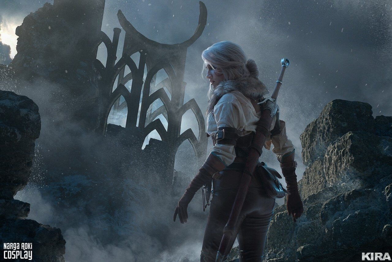 Narga "Наташа Кочеткова" в образе Цири - The Witcher 3: Wild Hunt.