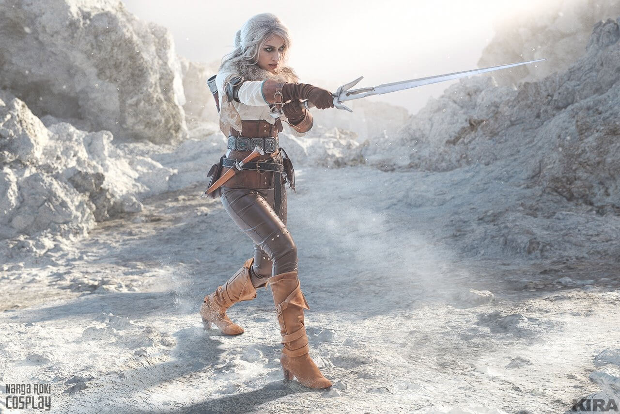 Narga "Наташа Кочеткова" в образе Цири - The Witcher 3: Wild Hunt.