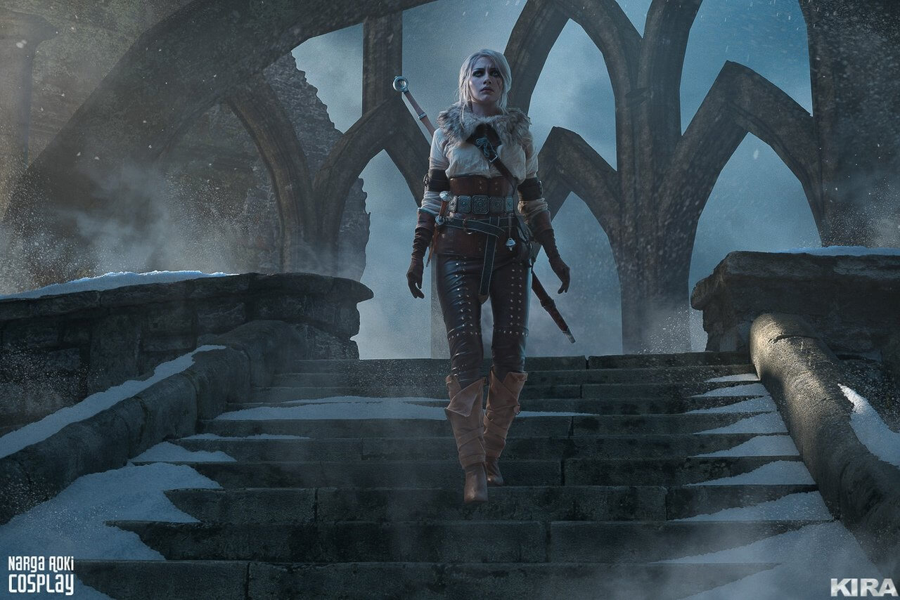 Narga "Наташа Кочеткова" в образе Цири - The Witcher 3: Wild Hunt.