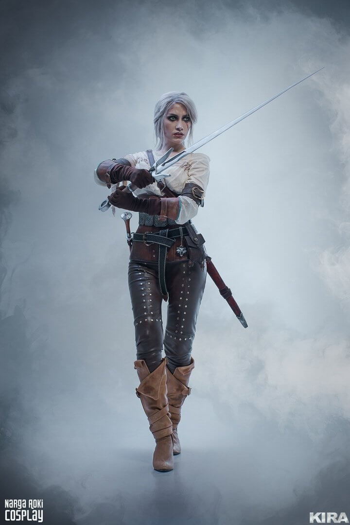 Narga "Наташа Кочеткова" в образе Цири - The Witcher 3: Wild Hunt.