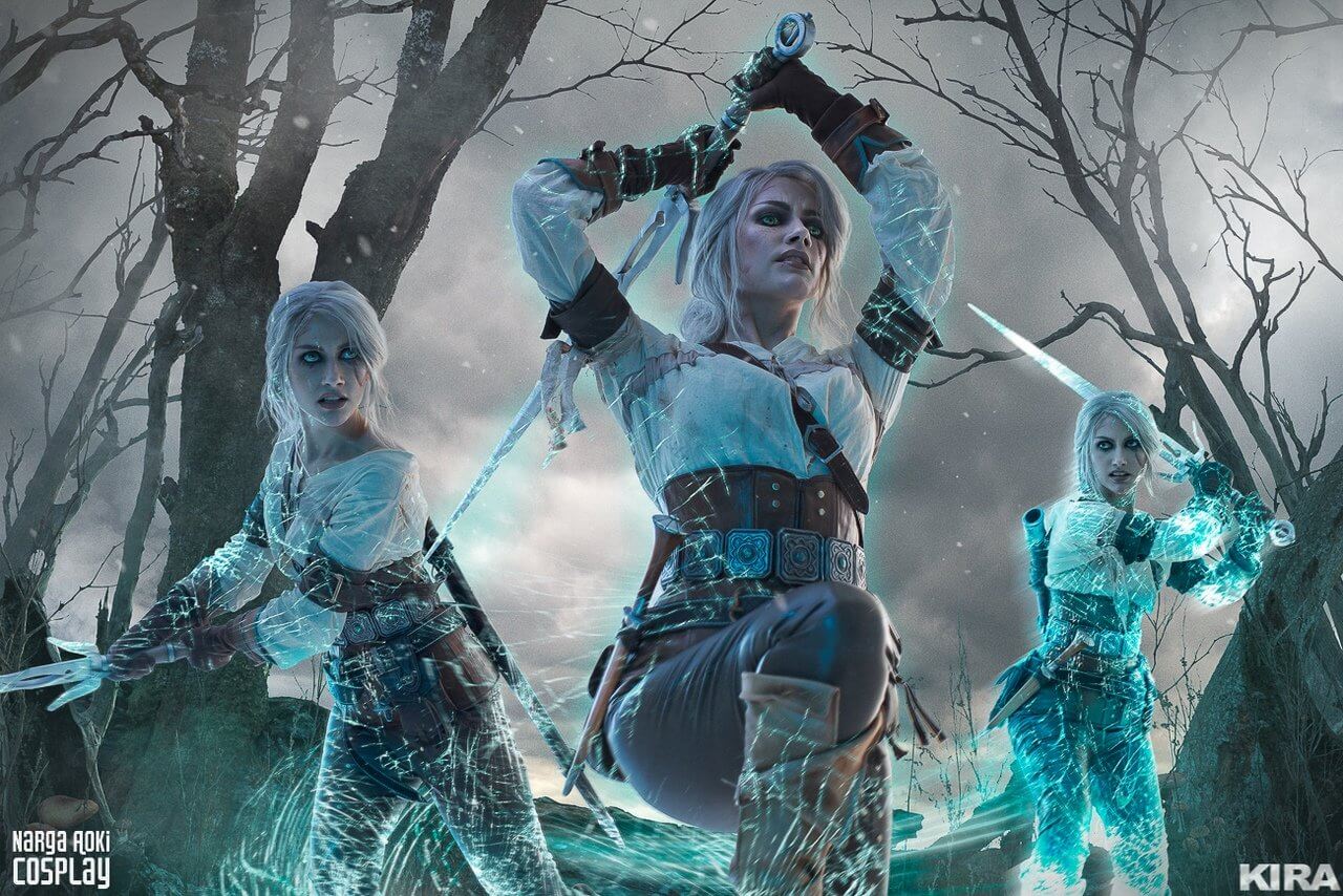 Narga "Наташа Кочеткова" в образе Цири - The Witcher 3: Wild Hunt.