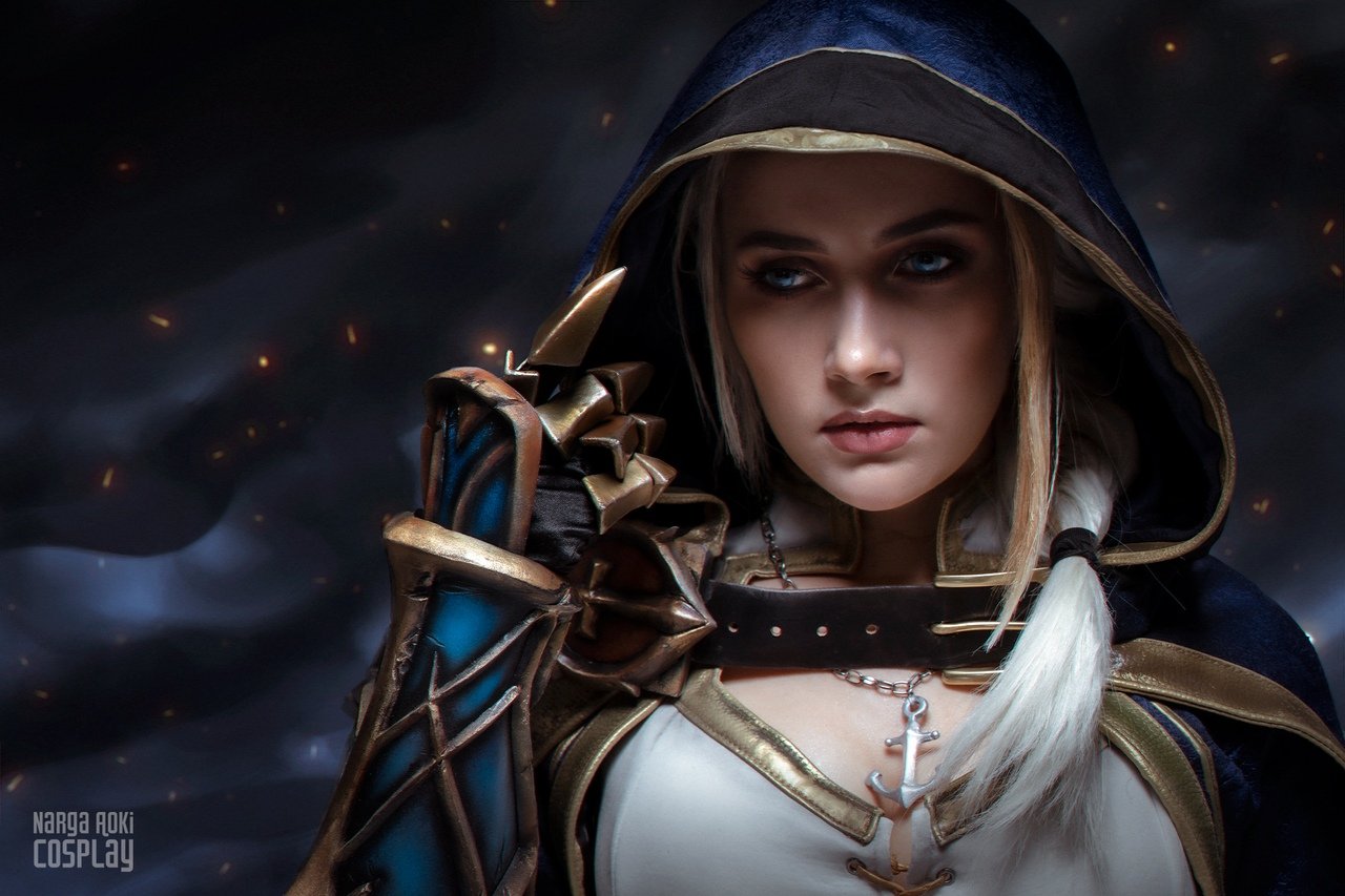Косплей Wow Джайна Праудмур, модель Narga