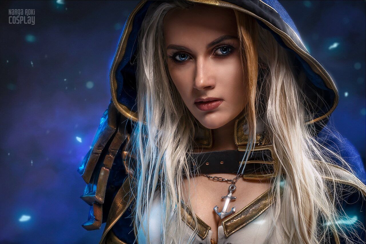 Косплей Wow Джайна Праудмур, модель Narga