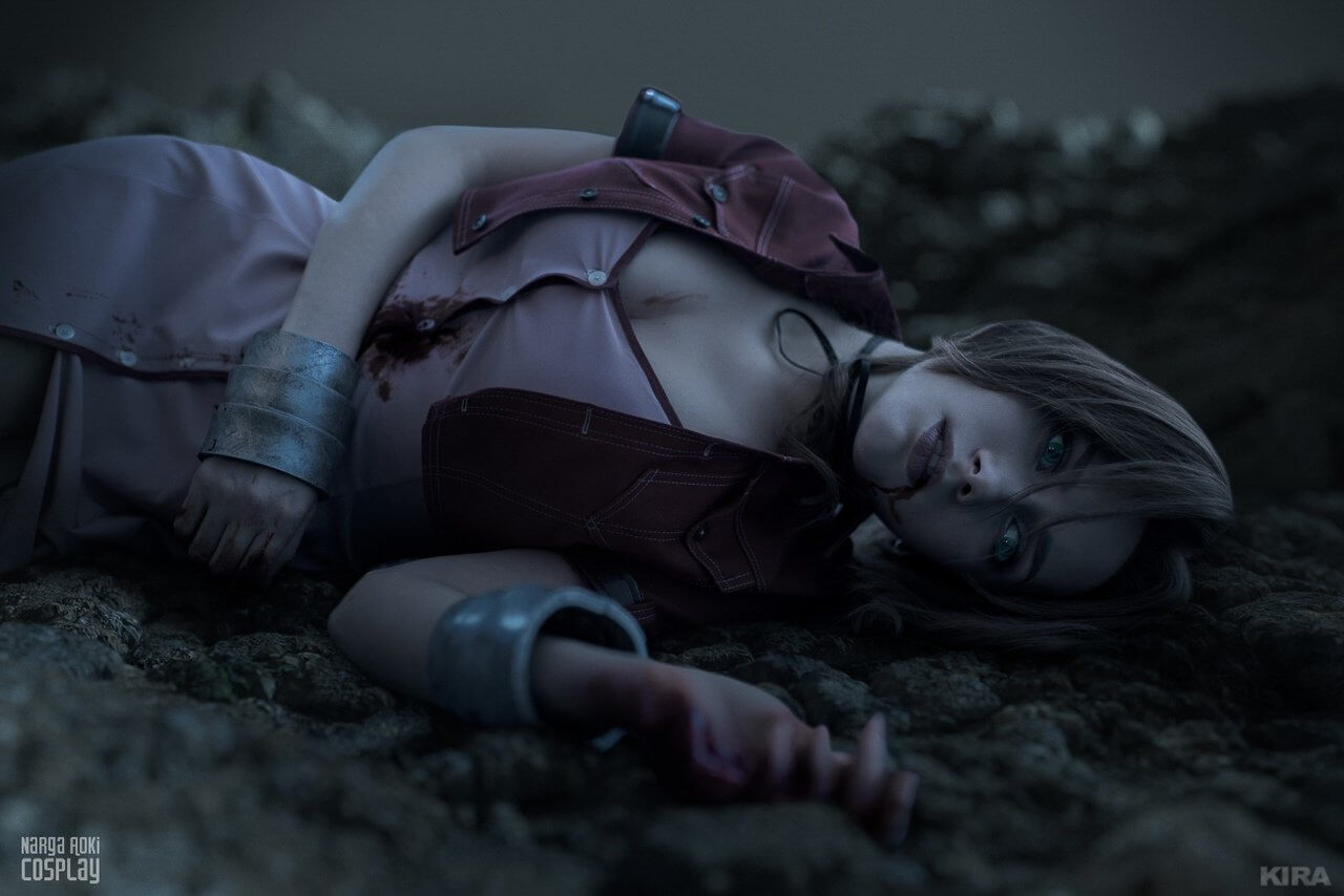 Косплей Final Fantasy VII (Zack Fair, Aerith Gainsborough)