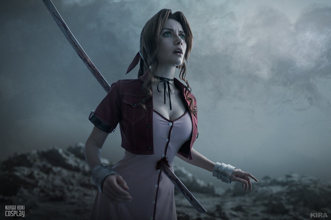 Косплей Final Fantasy VII (Zack Fair, Aerith Gainsborough)