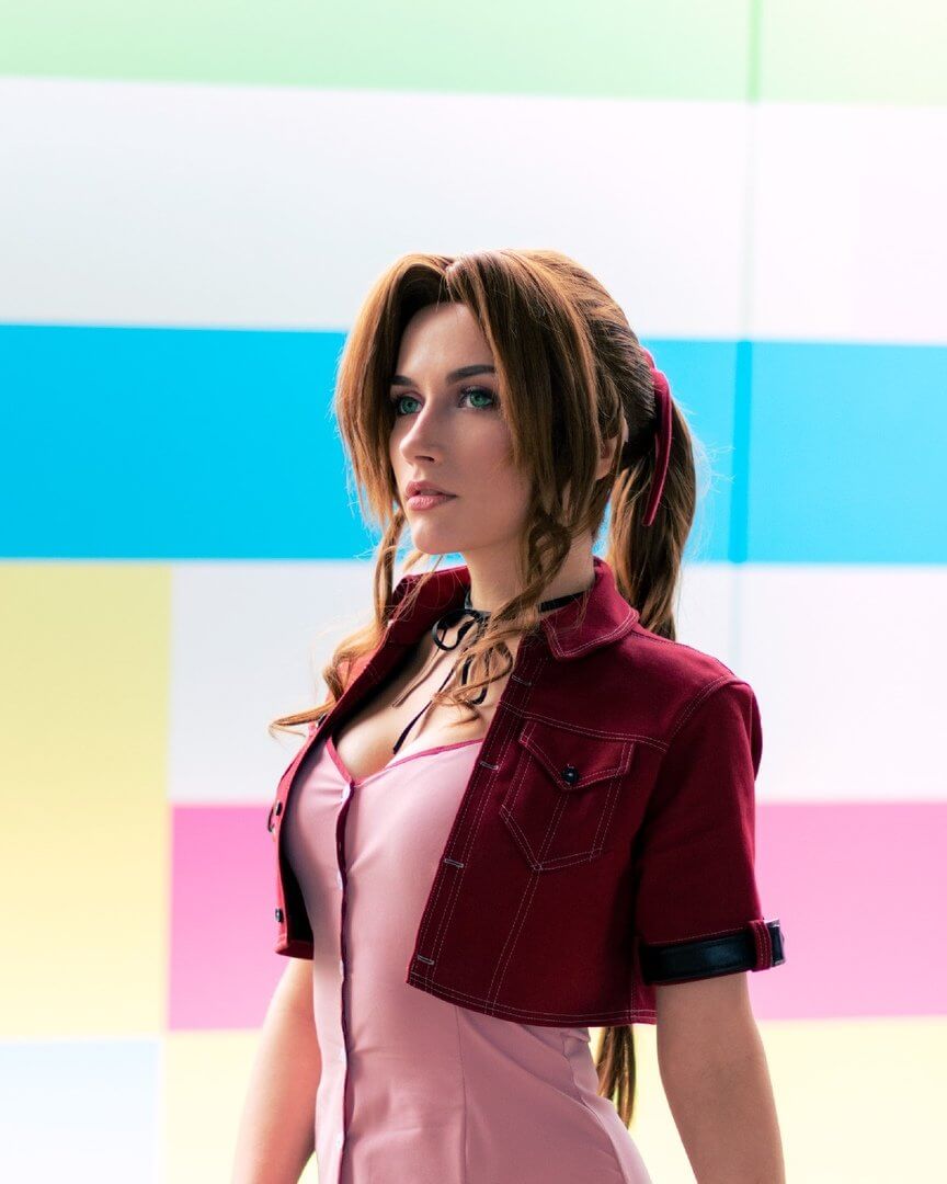Косплей Final Fantasy VII (Zack Fair, Aerith Gainsborough)