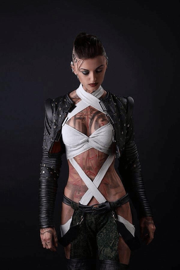 Косплей на Джек из Mass Effect